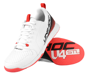 Sports sko 40-46 - Unihoc U4 Plus LowCut Men - Floorball drenge sko / mande sko